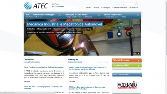 atec.pt com novo design